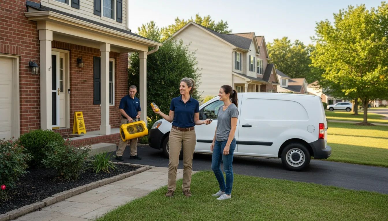 Water restoration image for Fire And Smoke Damage Restoration in Gause, TX